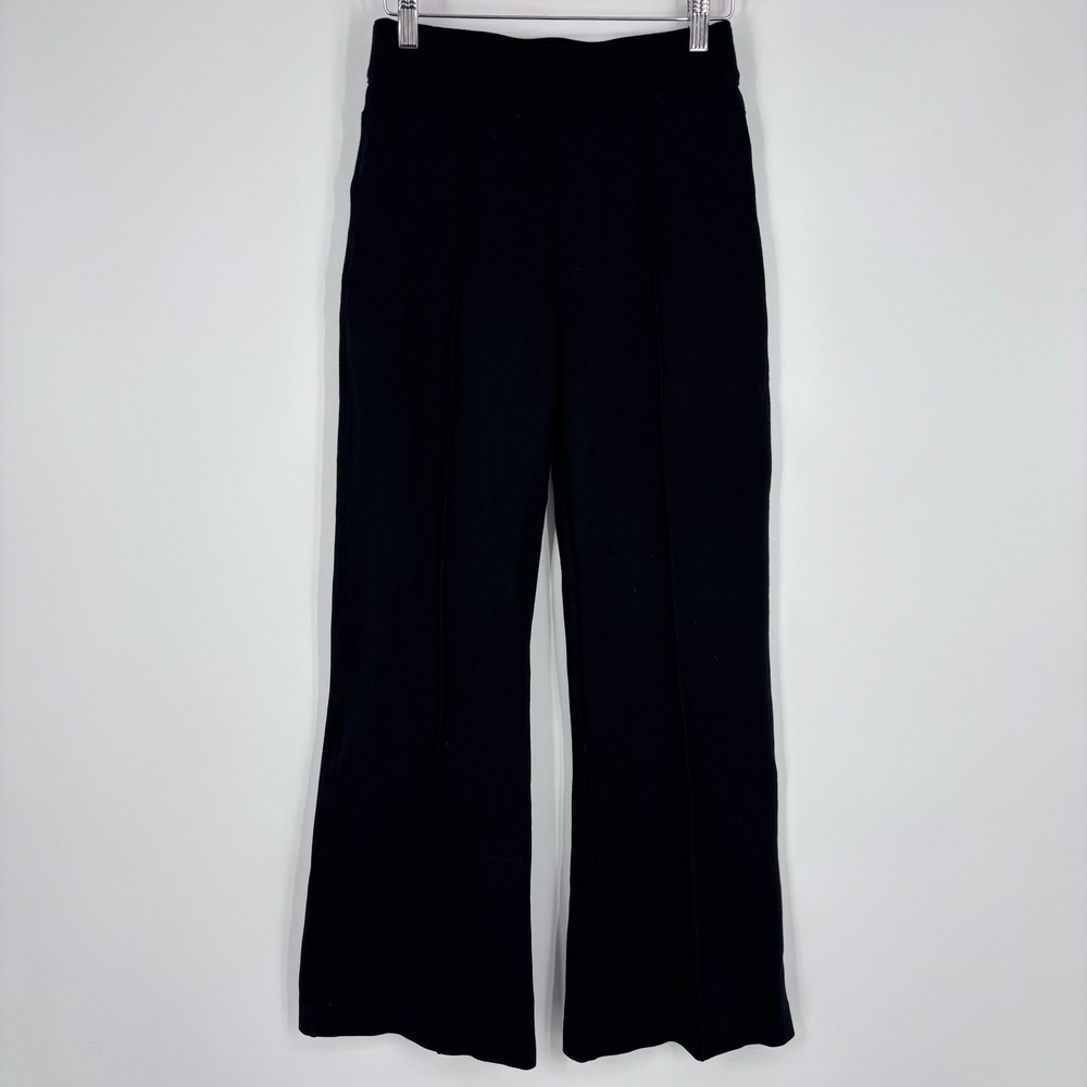 Spanx The Perfect Pant Back Kick Flare Women Small Black Slimming Workwear